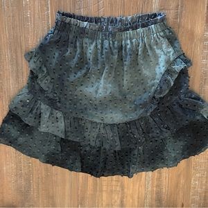 NWT Current Air Dot Ruffle Mini Skirt - XS